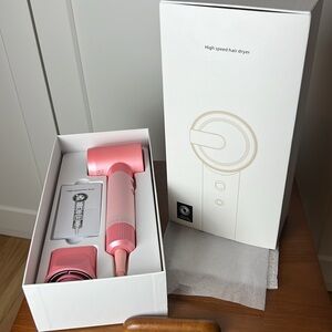 NWT Hot Pink Y2K ionic high speed brushless motor blow dryer professional